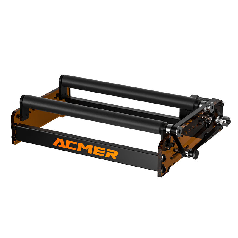 सटीक नक्काशी के लिए ACMER M3 8-स्तरीय लेजर रोटरी रोलर रेंज 6mm ≤ D ≤ 164mm